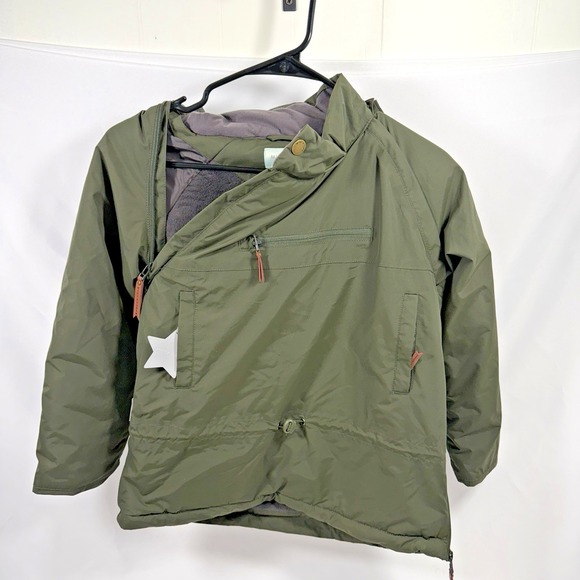 New Miniture Copenhagen Army Green Children's Outdoor Coat Jacket 8Y - Picture 1 of 9